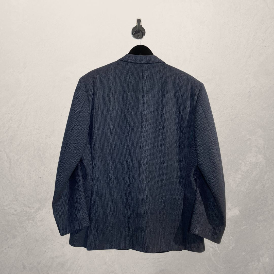 Vintage YSL marineblauwe blazer XL