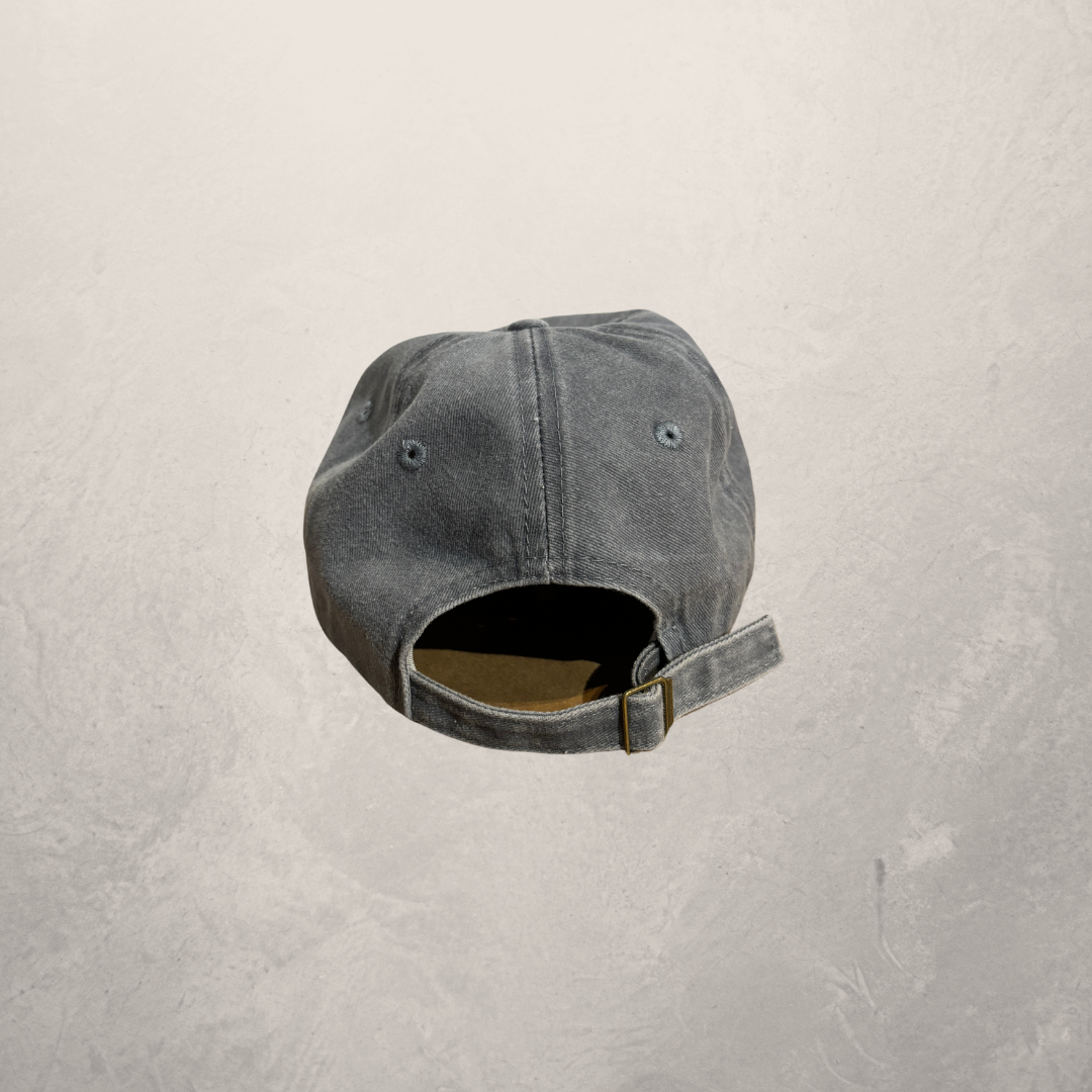 Vintage cross grey was baseball cap OS