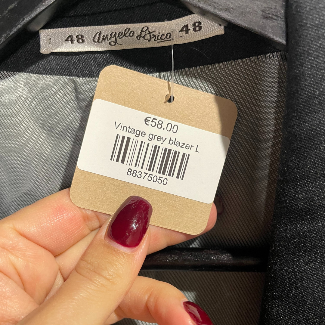 Vintage grey blazer 48