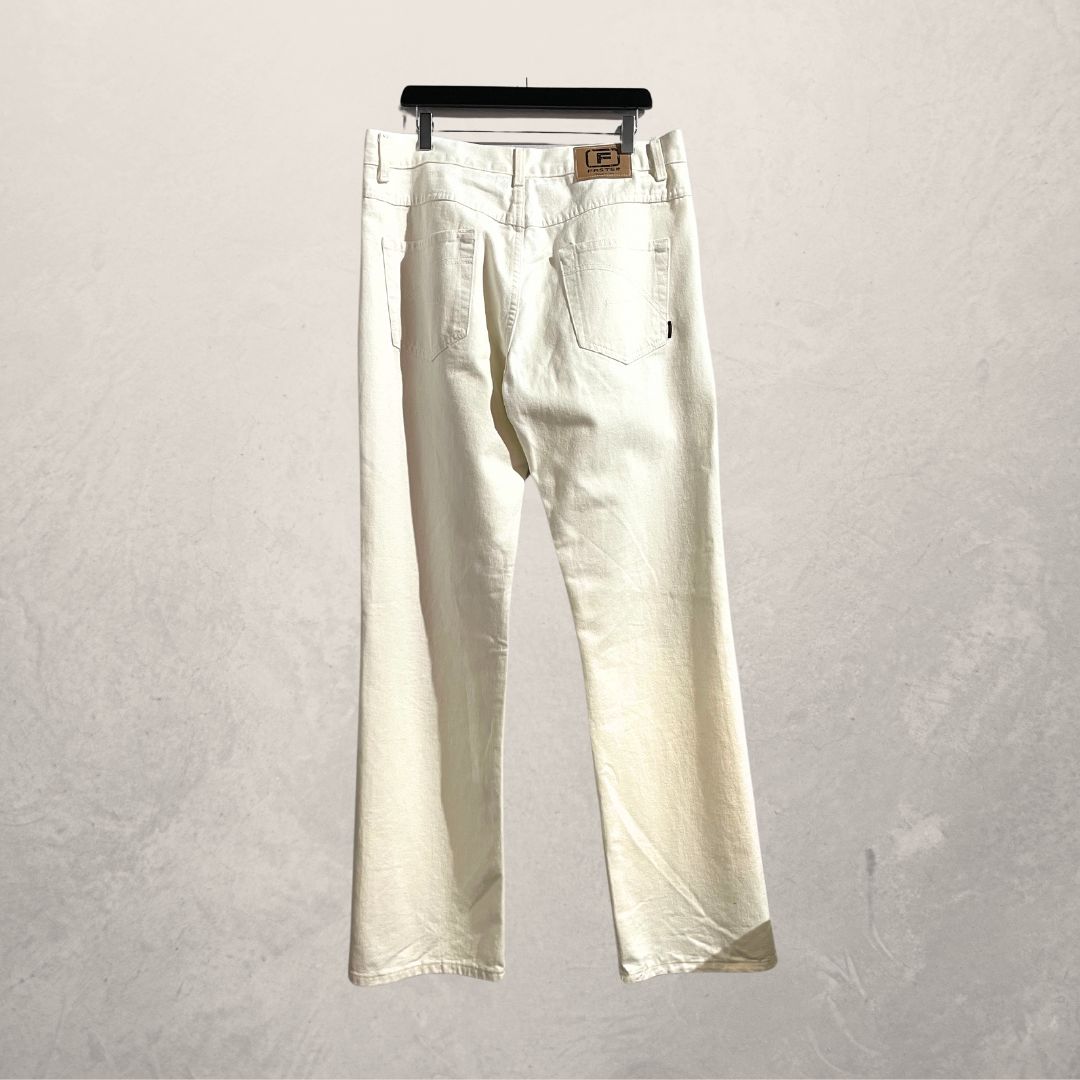 Vintage witte spijkerbroek M36