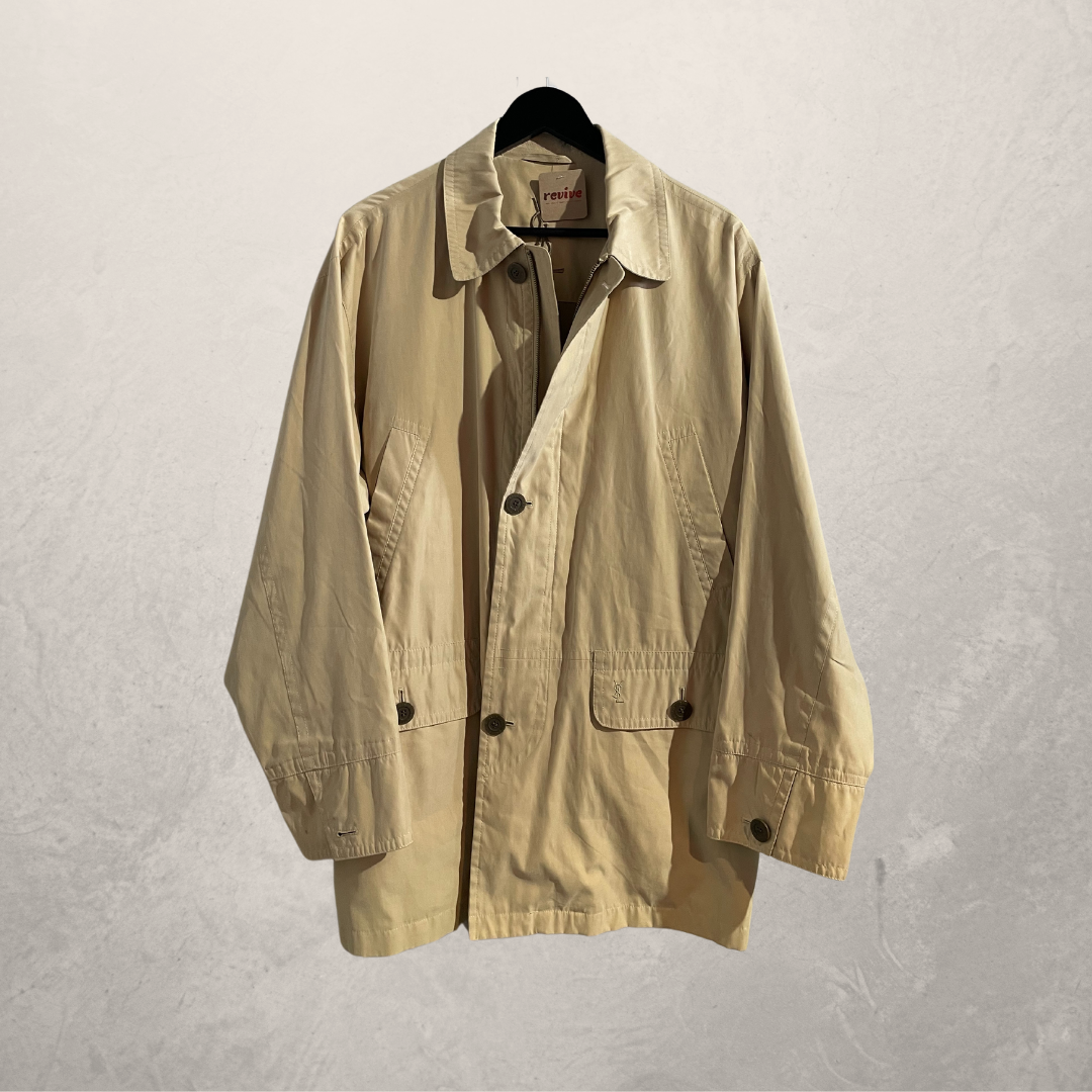 YSL Vintage beige trenchcoat XL