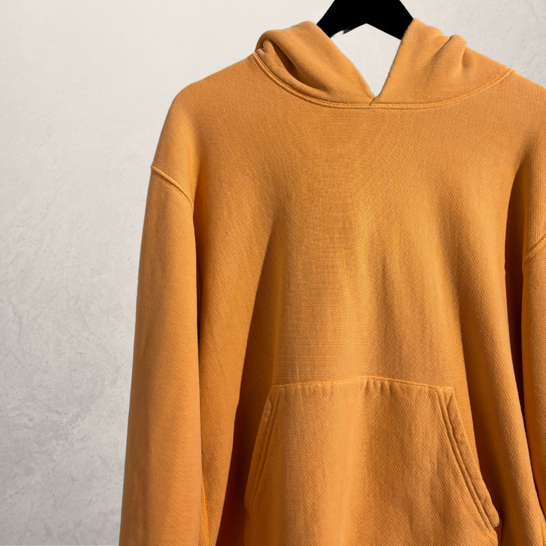 Yeezy seizoen 3 zachte oranje fleece hoodie S