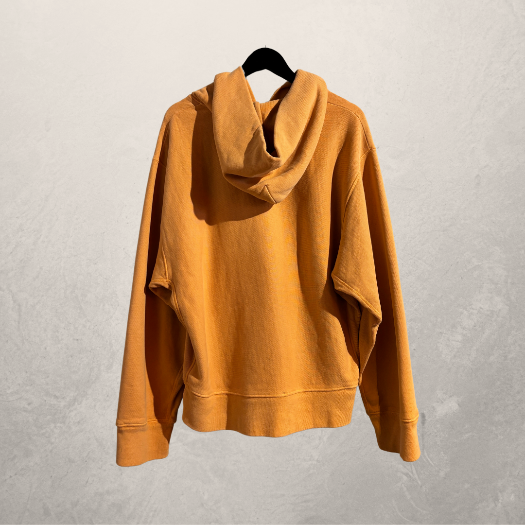 Yeezy seizoen 3 zachte oranje fleece hoodie S