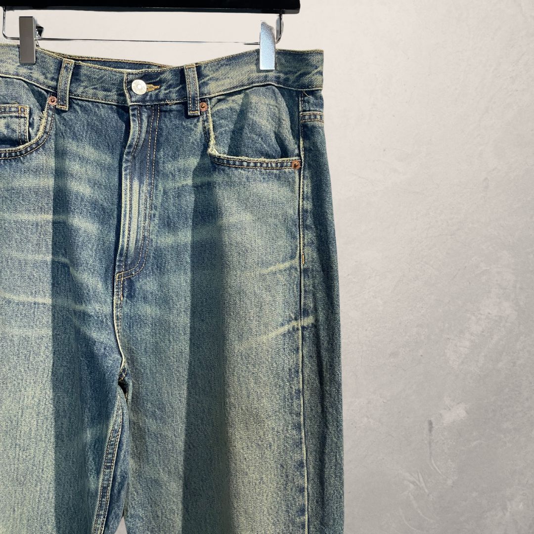 Zara blauwe baggy jeans maat 42