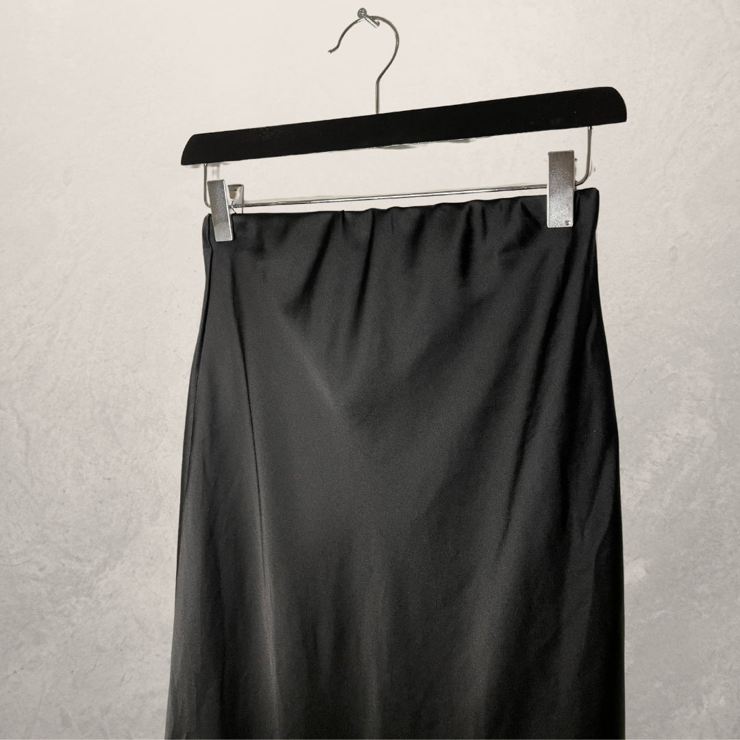 ASOS zwarte lange rok MAAT SMALL