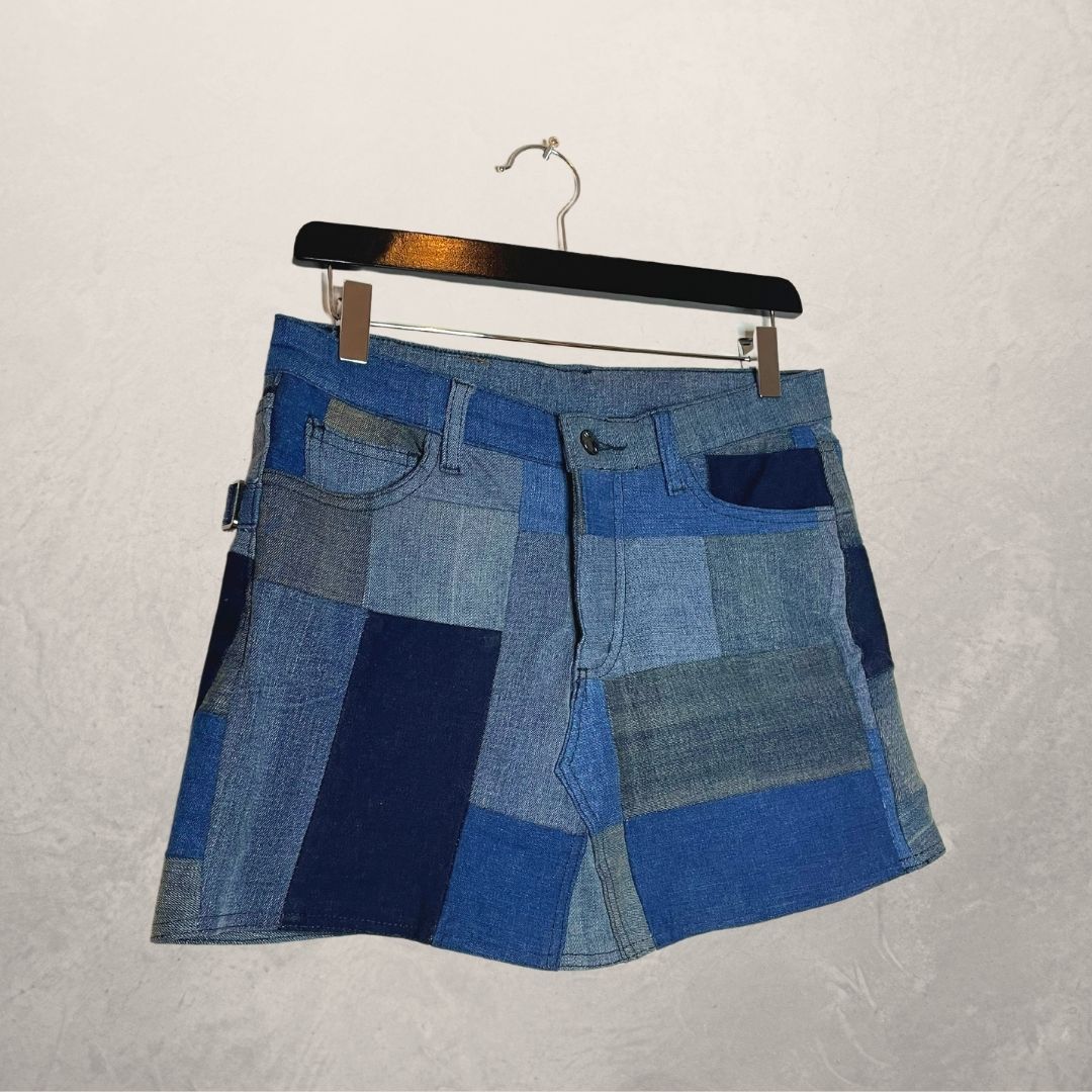 ZADIG & VOLTAIRE denim patch rok MAAT 38