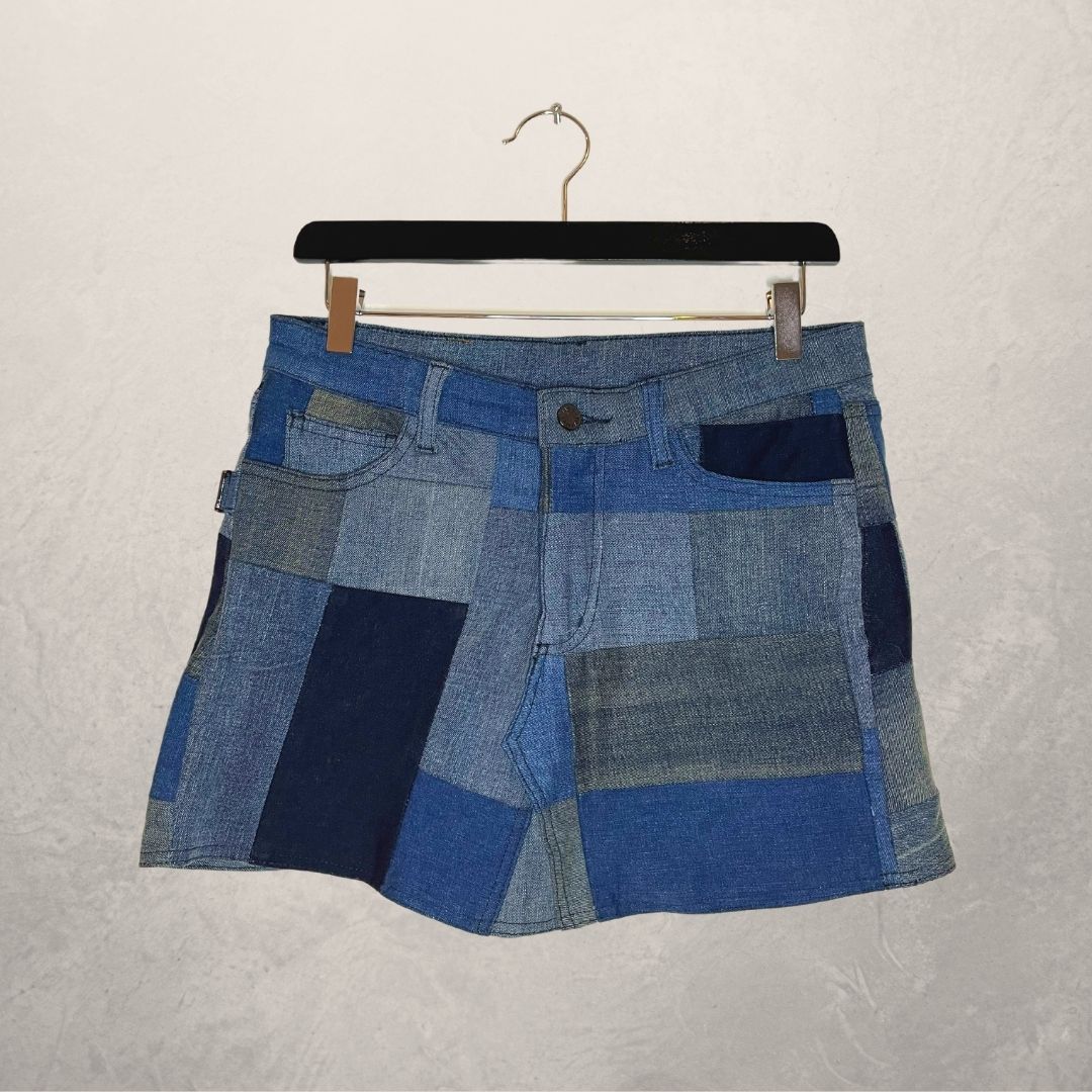ZADIG & VOLTAIRE denim patch rok MAAT 38