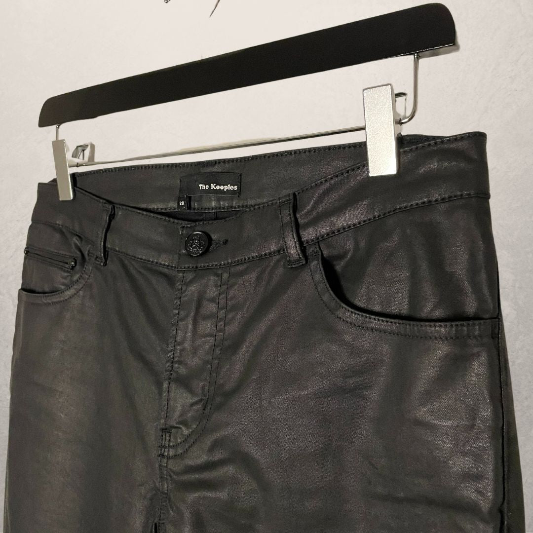 THE KOOPLES black mid waist tapered pants SIZE 28 – Revive Haarlem