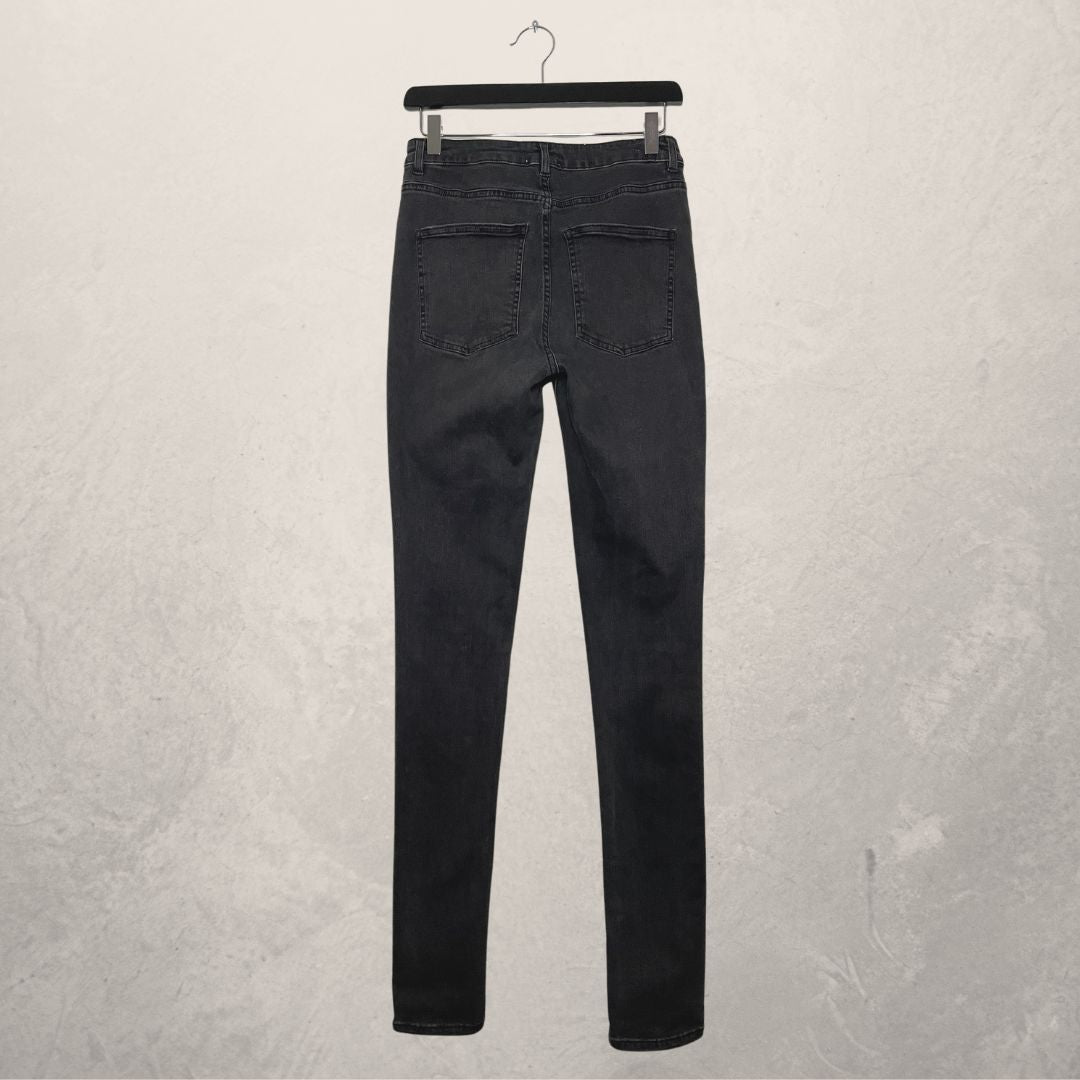 ACNE faded black wash straight leg jeans SIZE 30/34