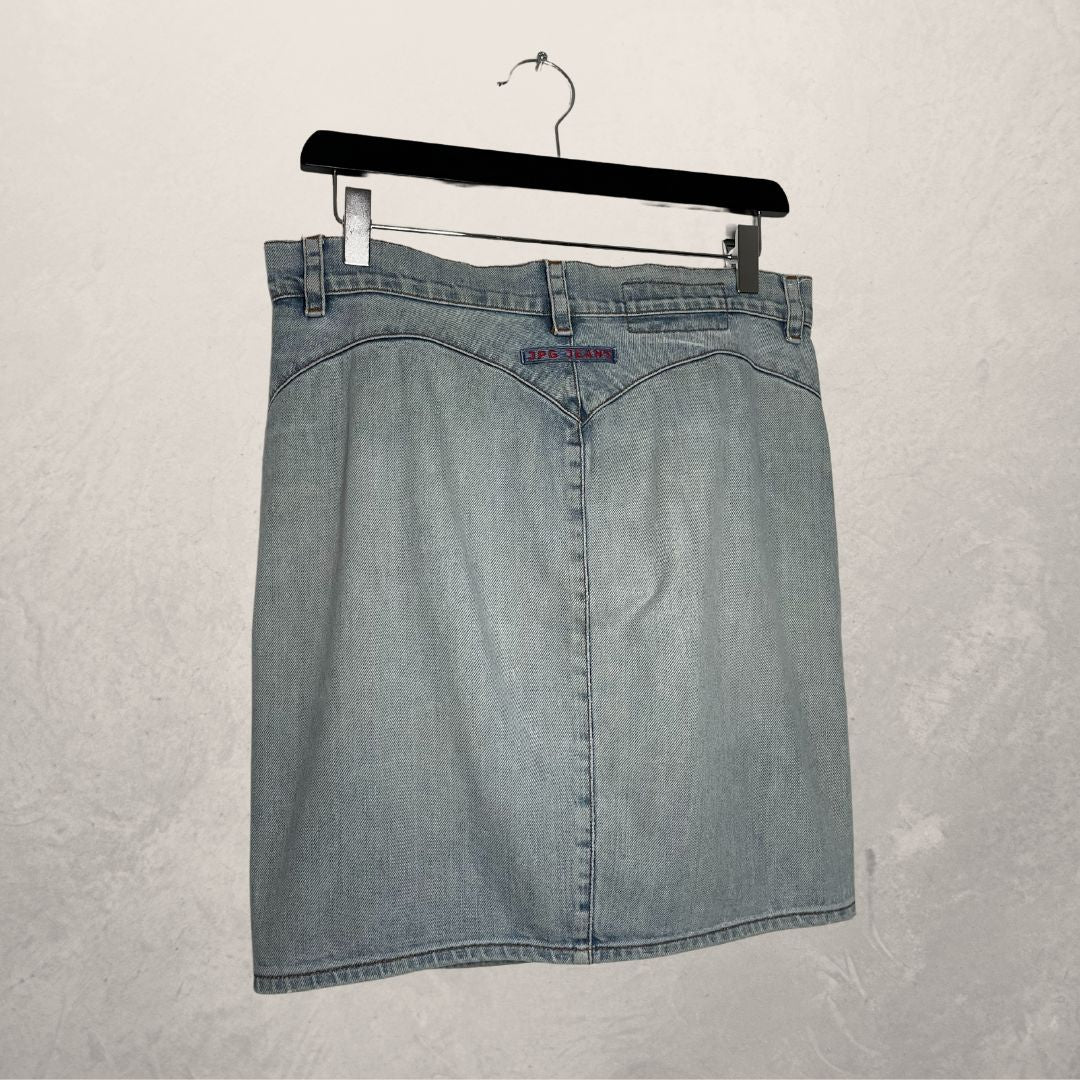 VINTAGE JEAN PAUL GAULTIER denim skirt S/M