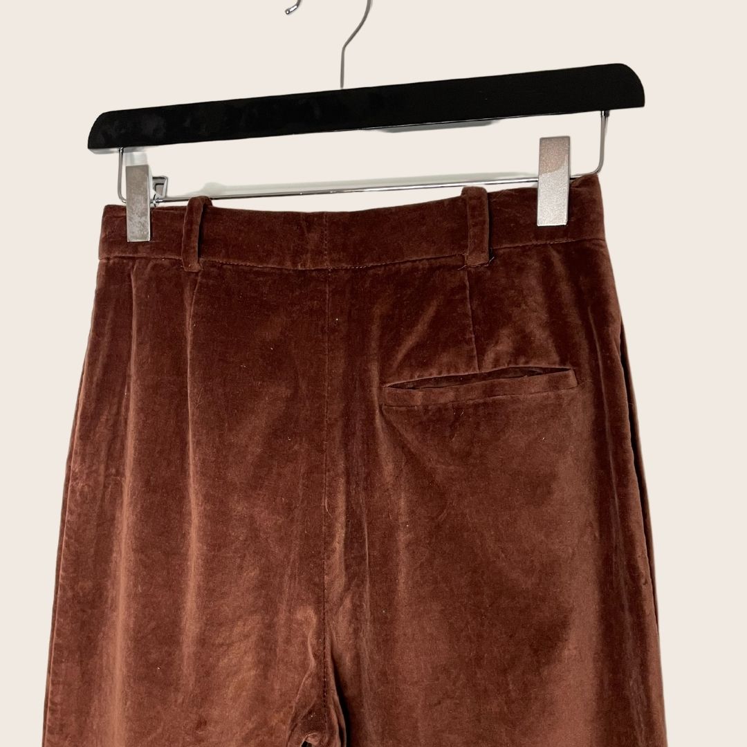 WILFRED retro corduroy wijd uitlopende broek MAAT SMALL