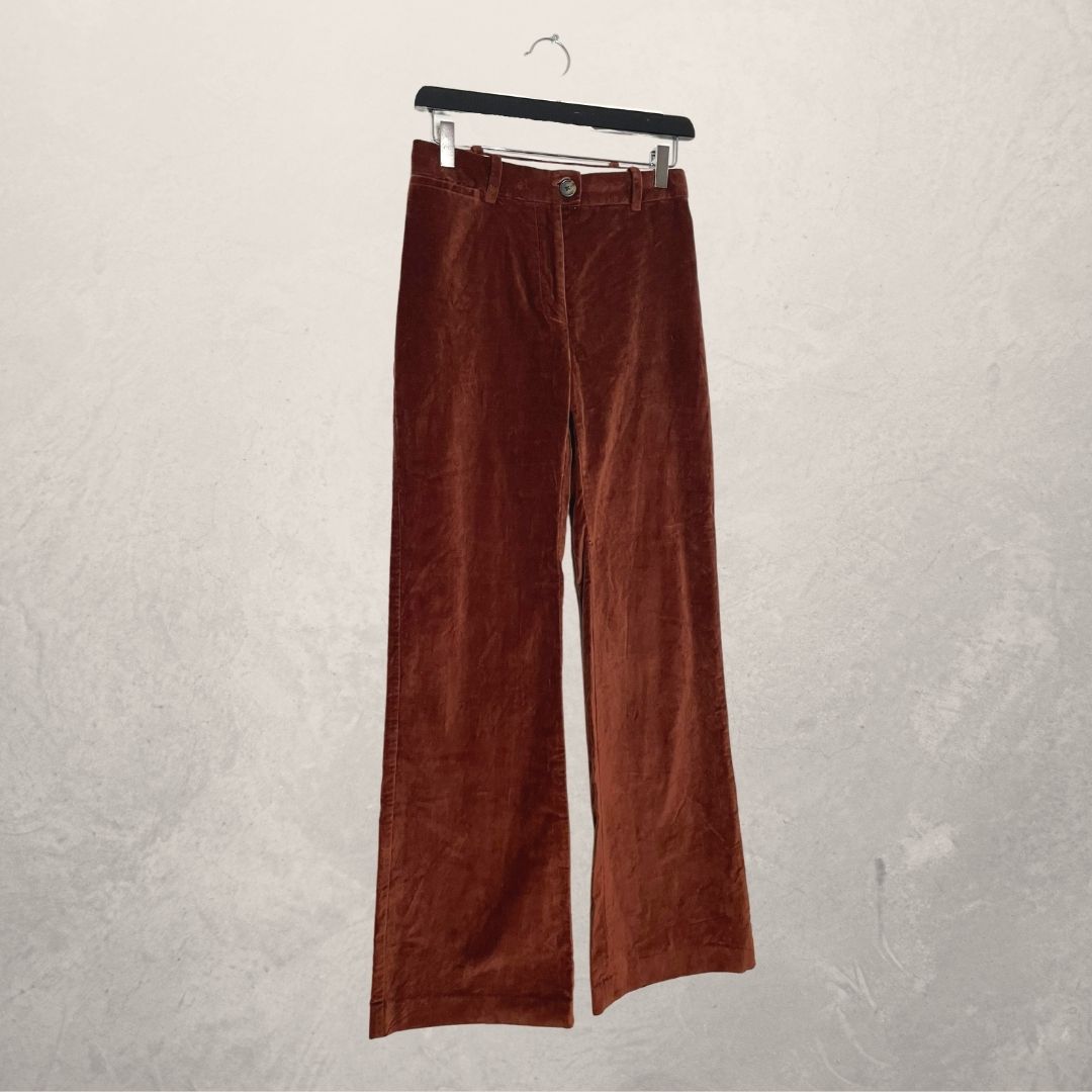 WILFRED retro corduroy wijd uitlopende broek MAAT SMALL