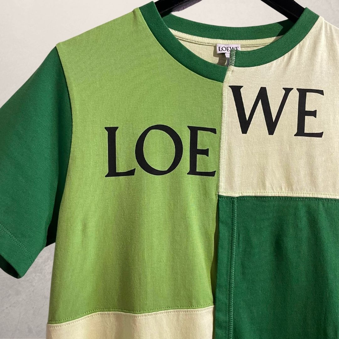 Loewe green abstract shirt M