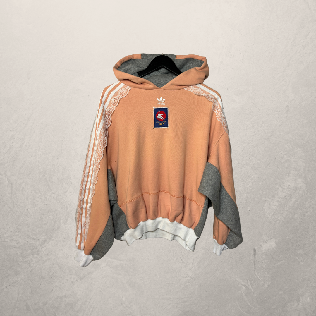 Adidas	Perzik	Katoen	Ganni Oversized fit hoodie M- by	Aida Sans Fin