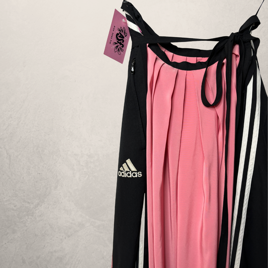 Adidas Zwart/roze lange omslagrok OS - van Aida Sans Fin