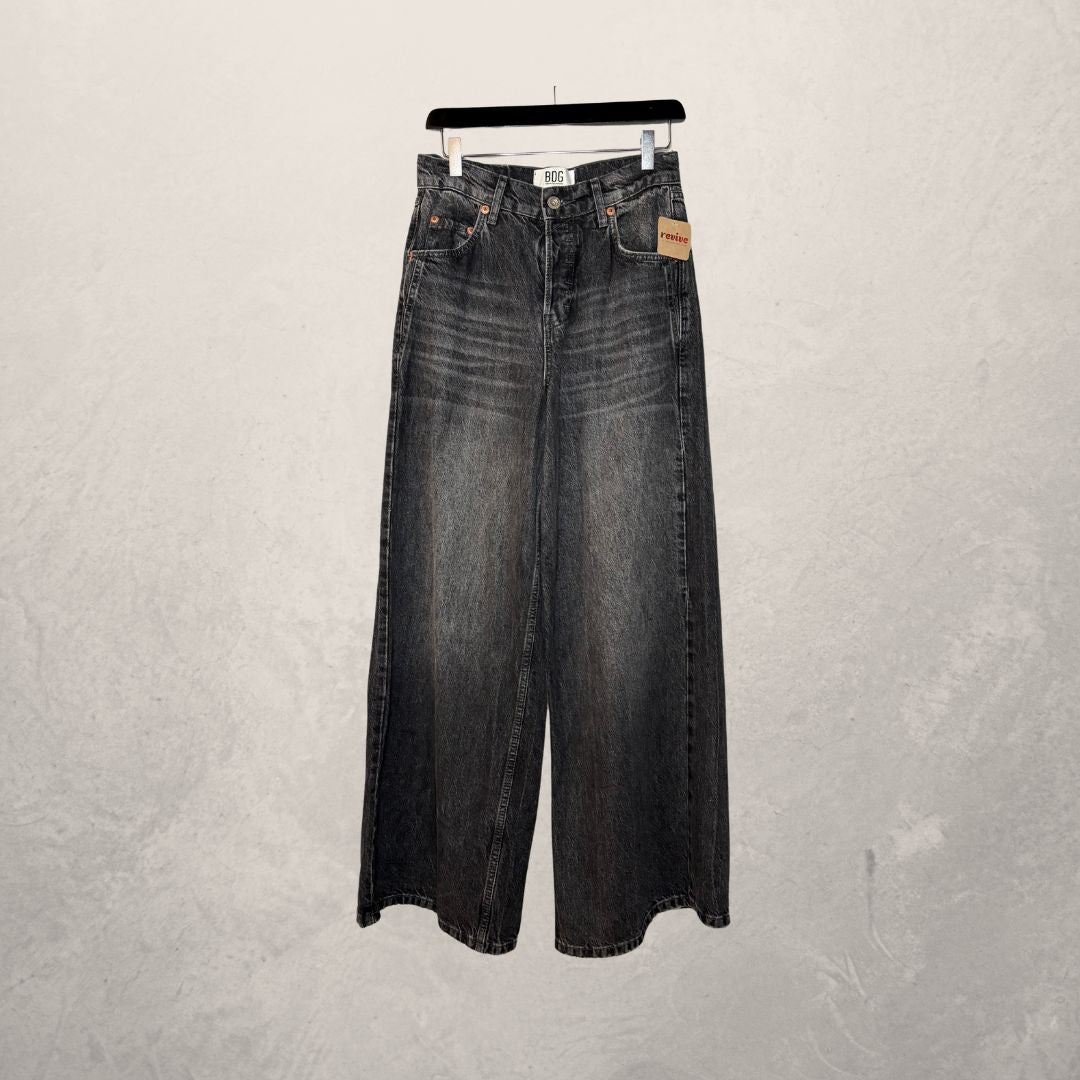 BDG grey wash wide jeans 24x32