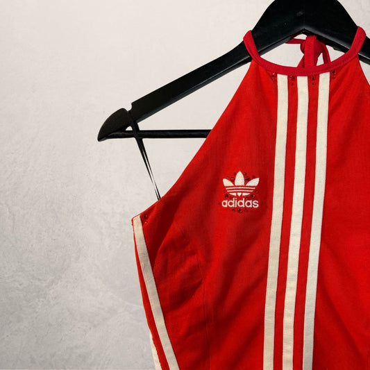 Adidas bright red corset top OS- by Aida Sans Fin
