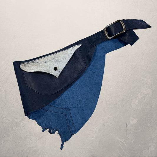 Blue with cow leather belt OS - by AcidAcetico