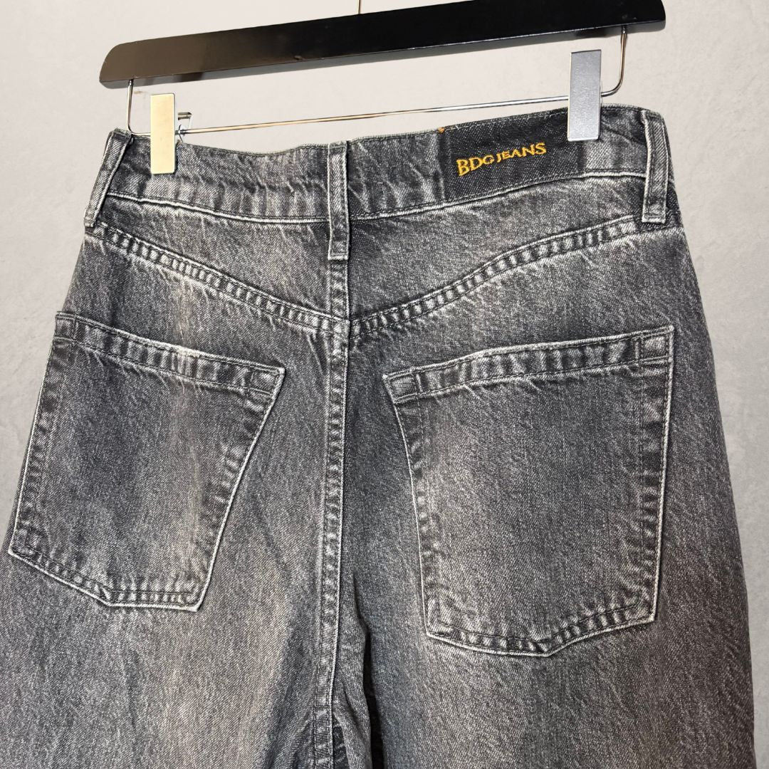 BDG grey wash wide jeans 24x32