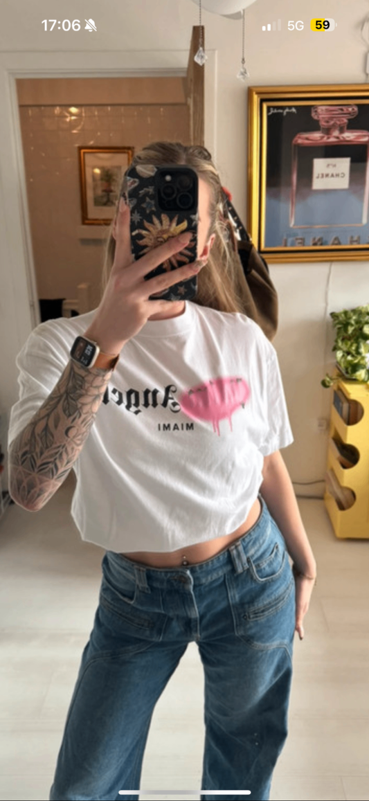 Palm Angels Miami white t-shirt XS
