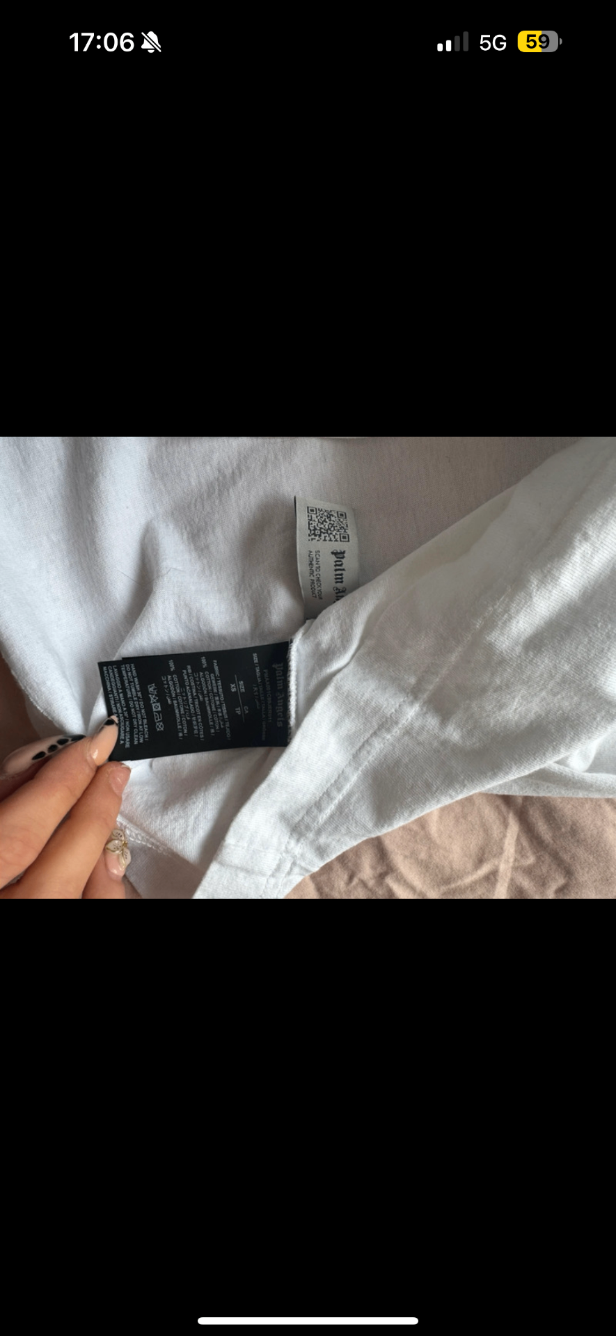 Palm Angels Miami white t-shirt XS