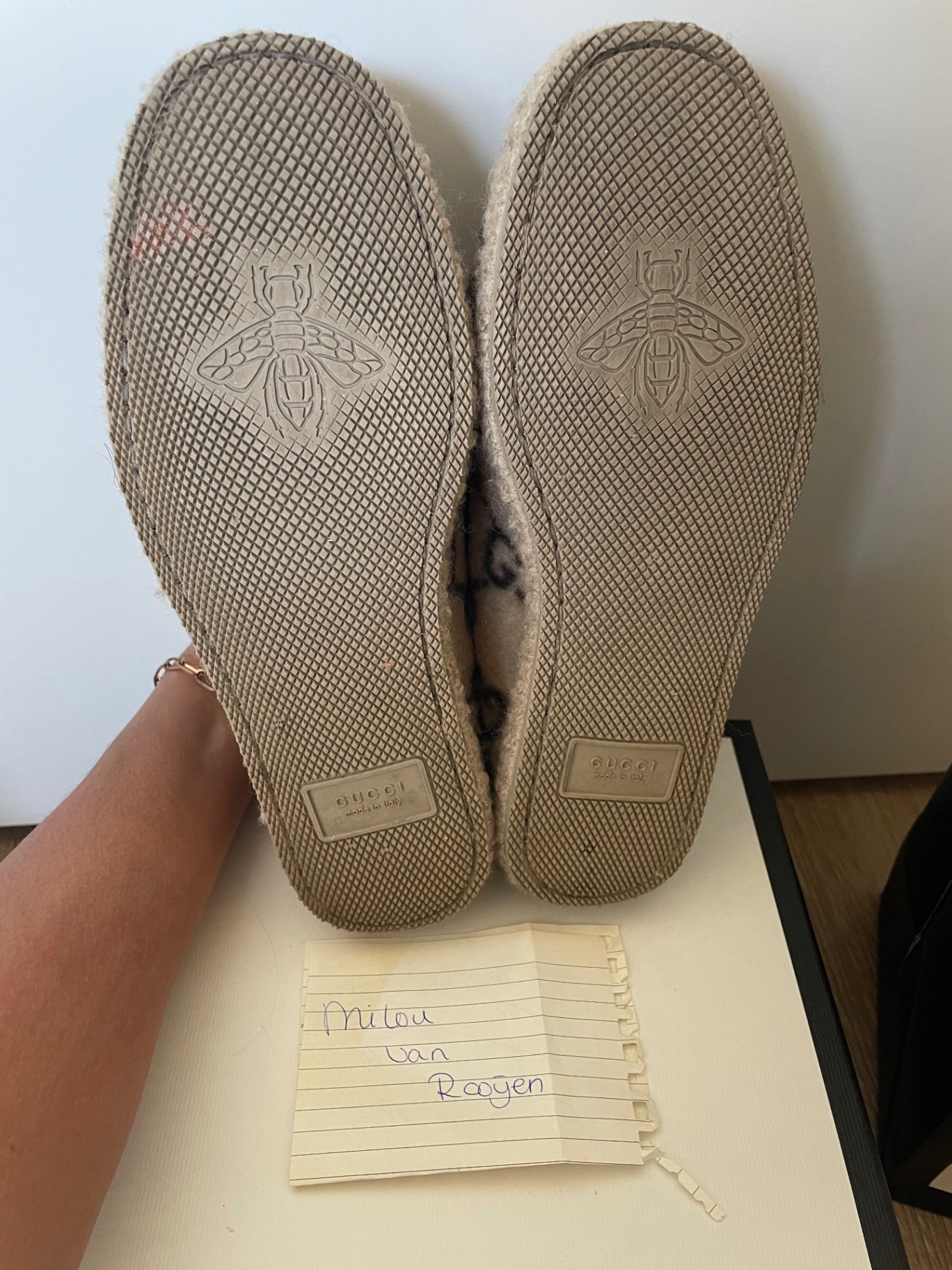 Gucci wool loafers 36