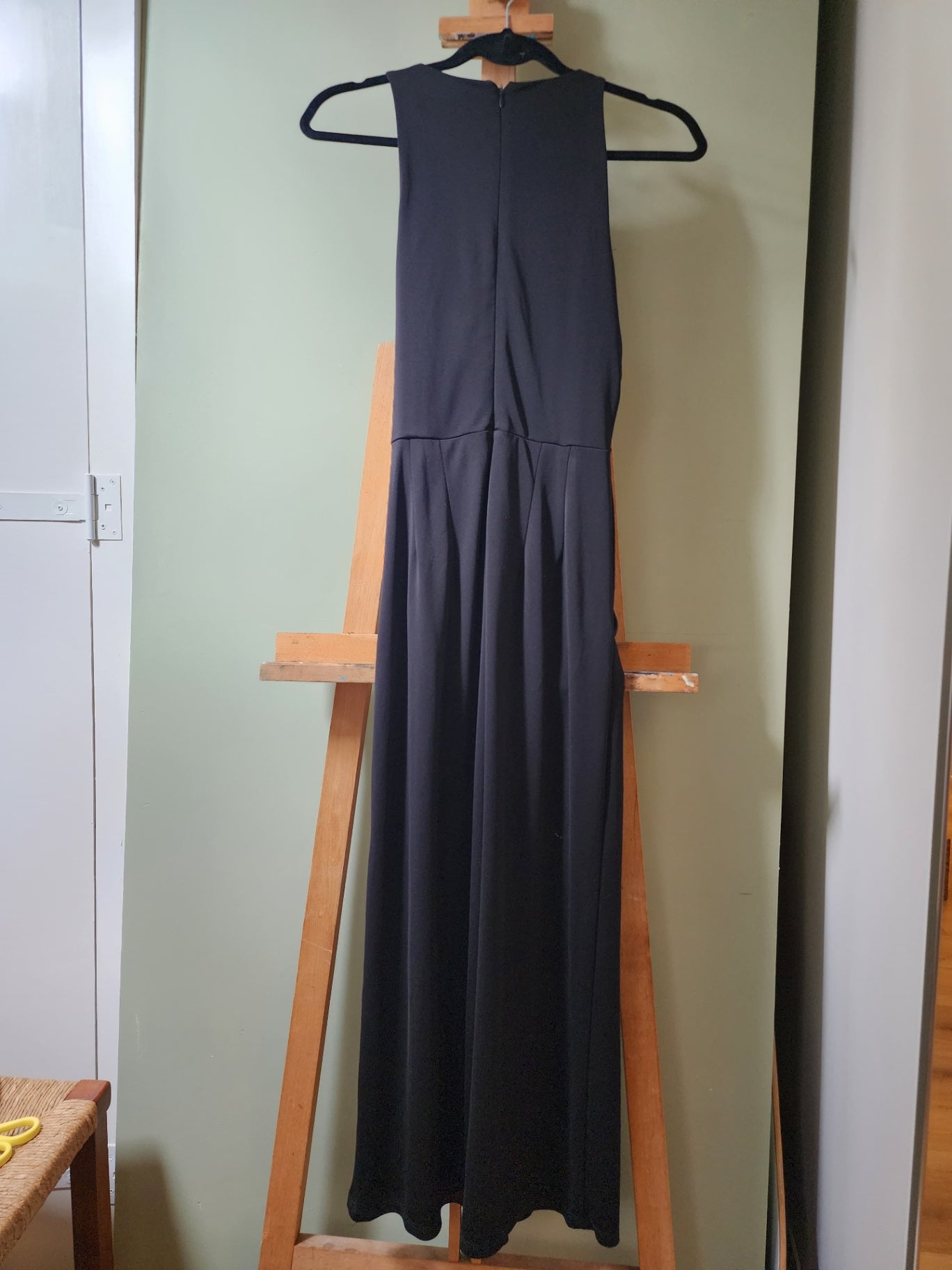 Express black sleeveless jumpsuit S