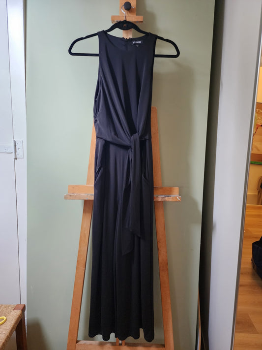 Express black sleeveless jumpsuit S