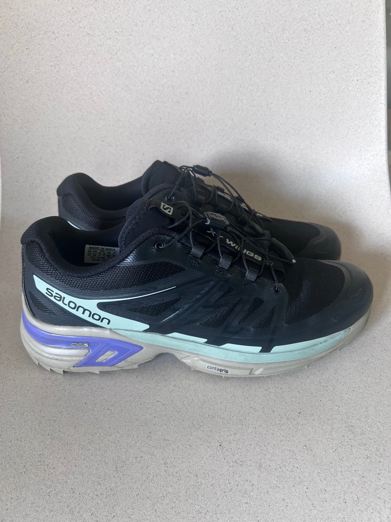 Salomon XT Wings 2 black sneakers 43