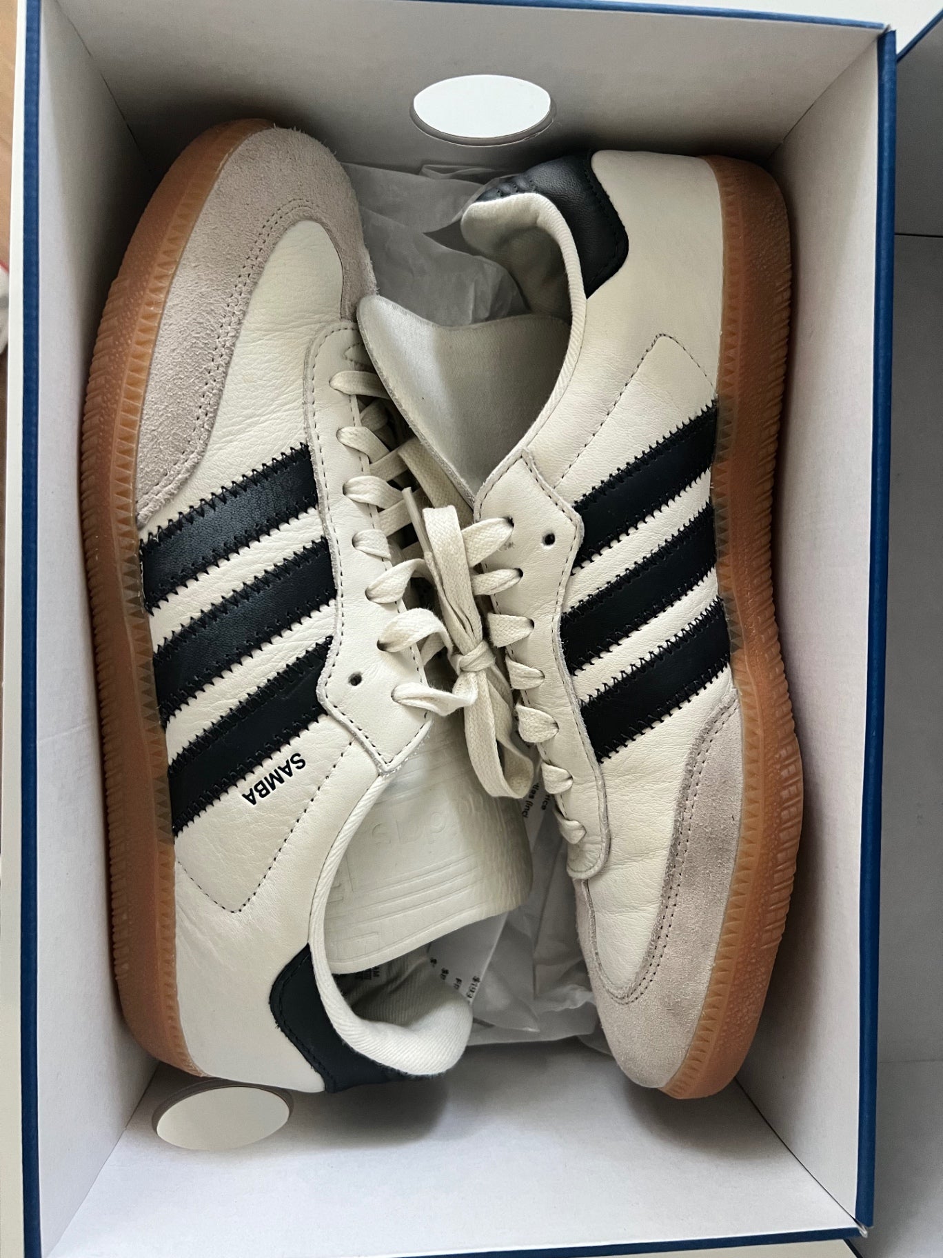 Adidas Samba x Human Race White and black sneakers 43