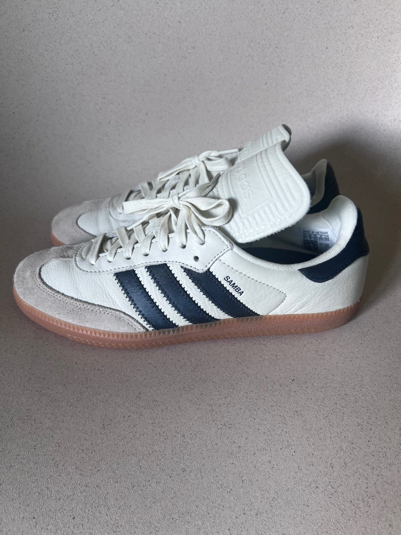 Adidas Samba x Human Race White and black sneakers 43