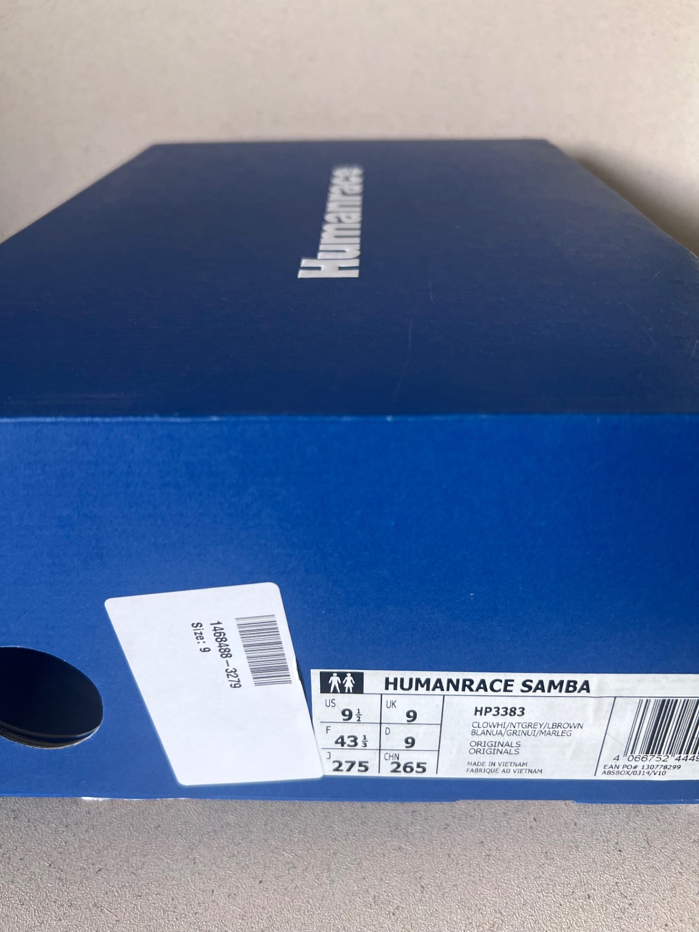 Adidas Samba x Human Race White and black sneakers 43