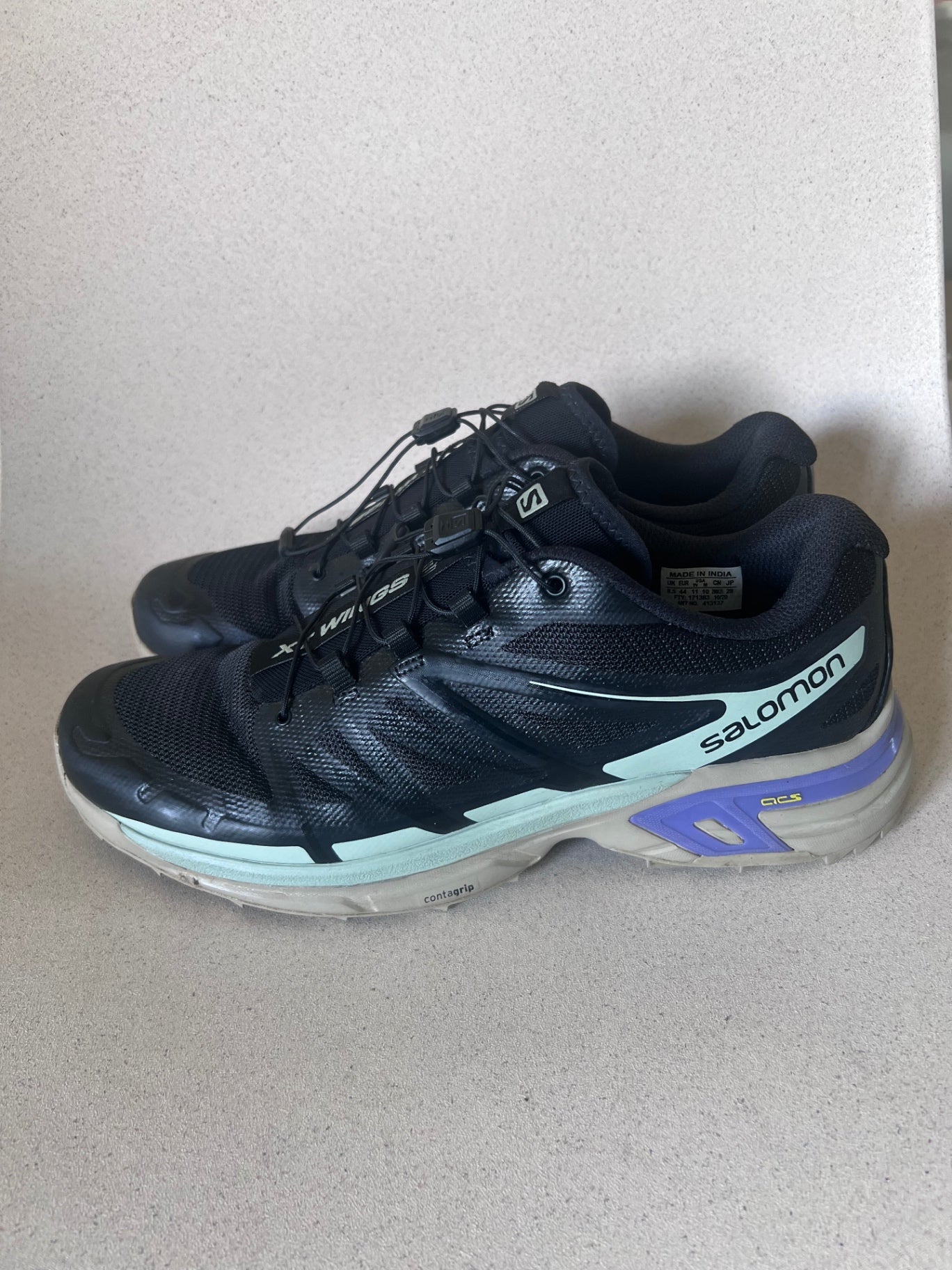 Salomon XT Wings 2 black sneakers 43