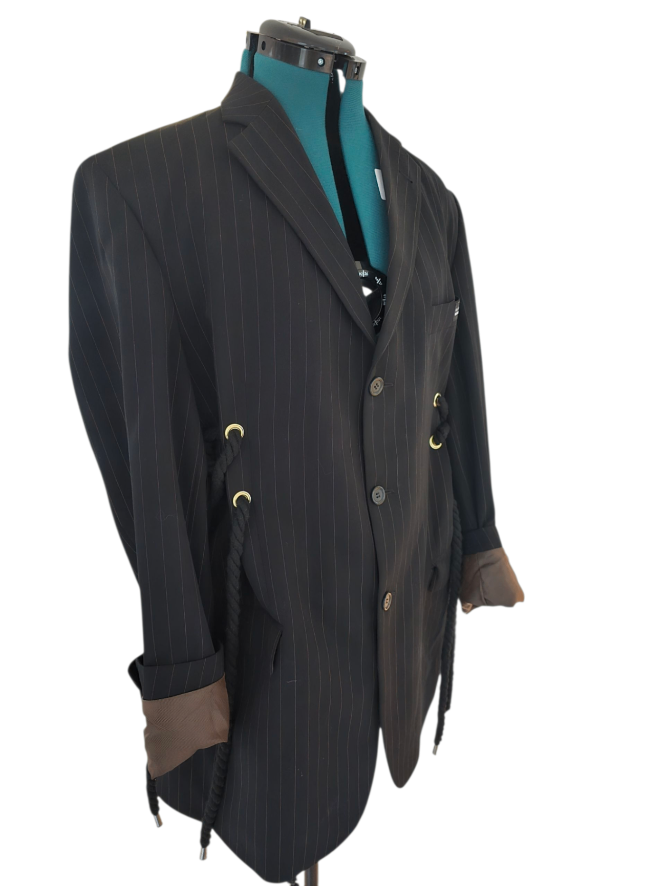 Vintage black reworked blazer L / XL- By Marrart
