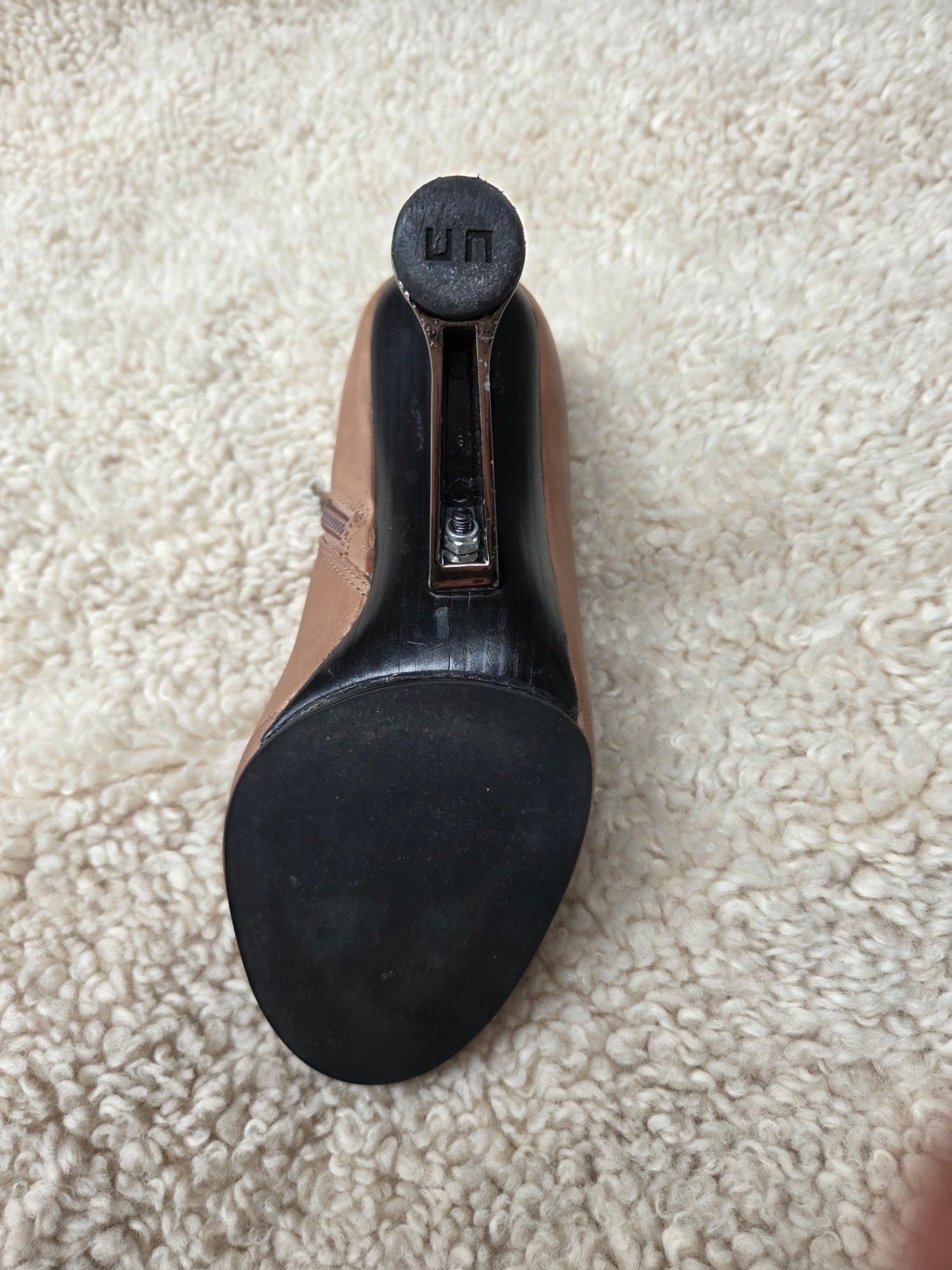 United Nude Taupe ankle boot heels 36