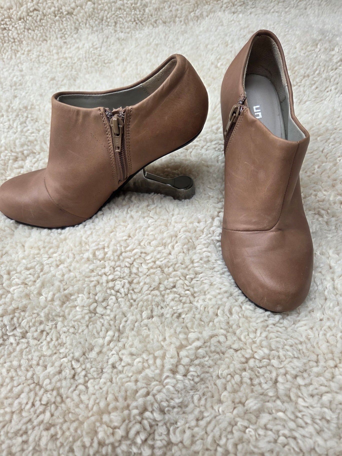 United Nude Taupe ankle boot heels 36