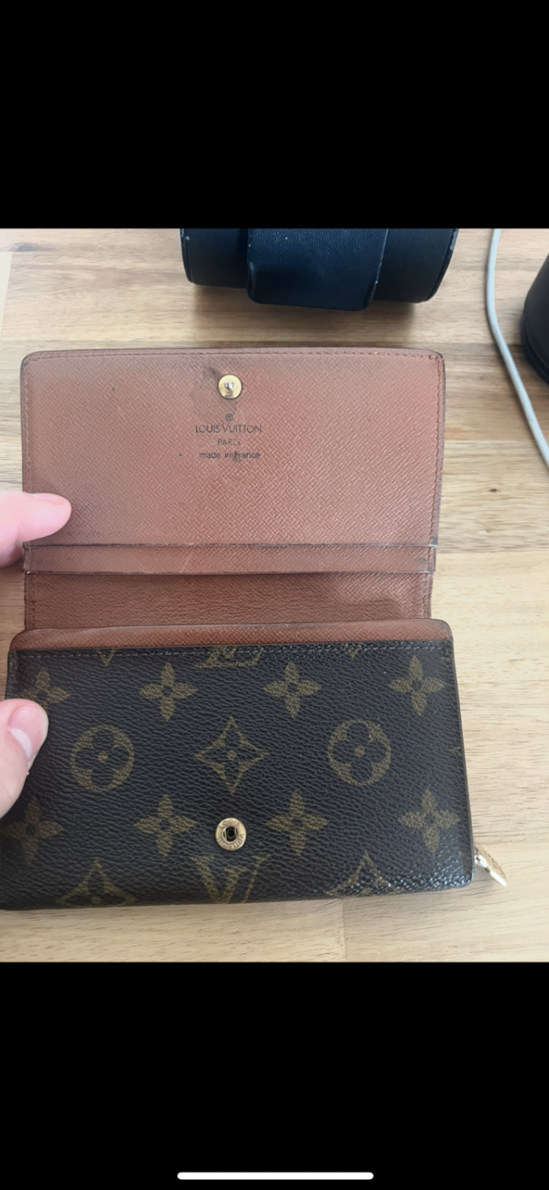 Louis Vuitton Porte-Monnaie Tresor monogram canvas wallet