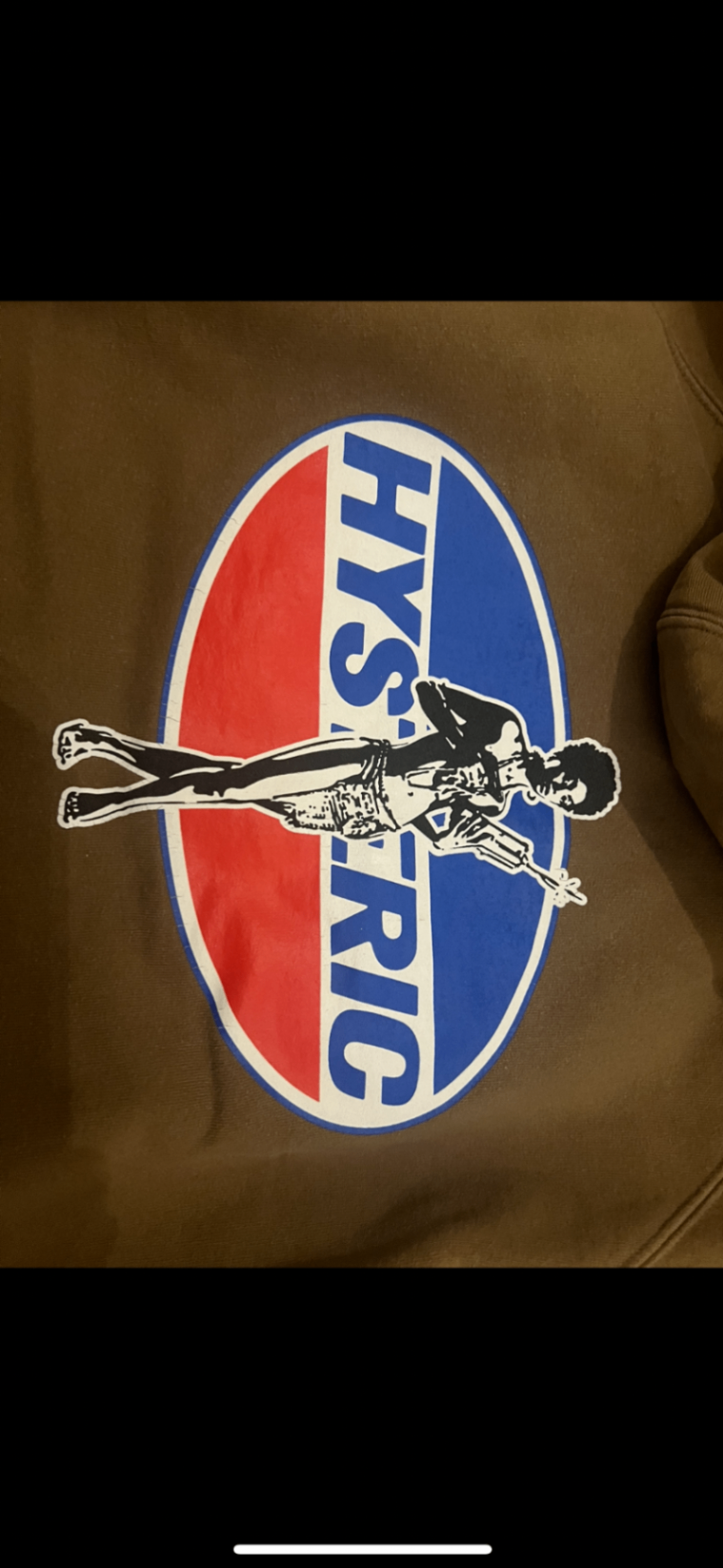Supreme x Hysteric Glamour brown hoodie XL