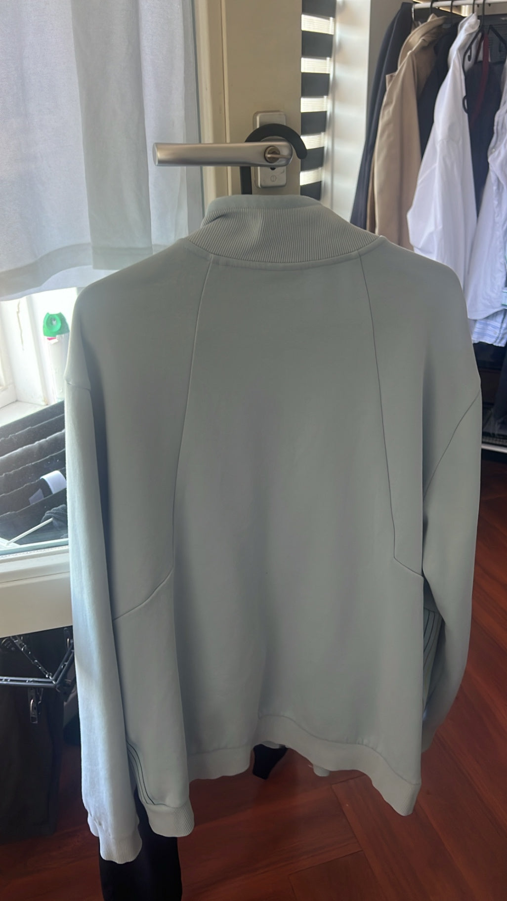 BOSS Skaz light blue zip-up sweatshirt jacket L