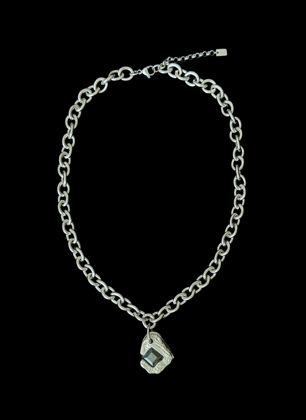 UPCYCLED MELTED JEWEL NECKLACE- by weARCHIVE