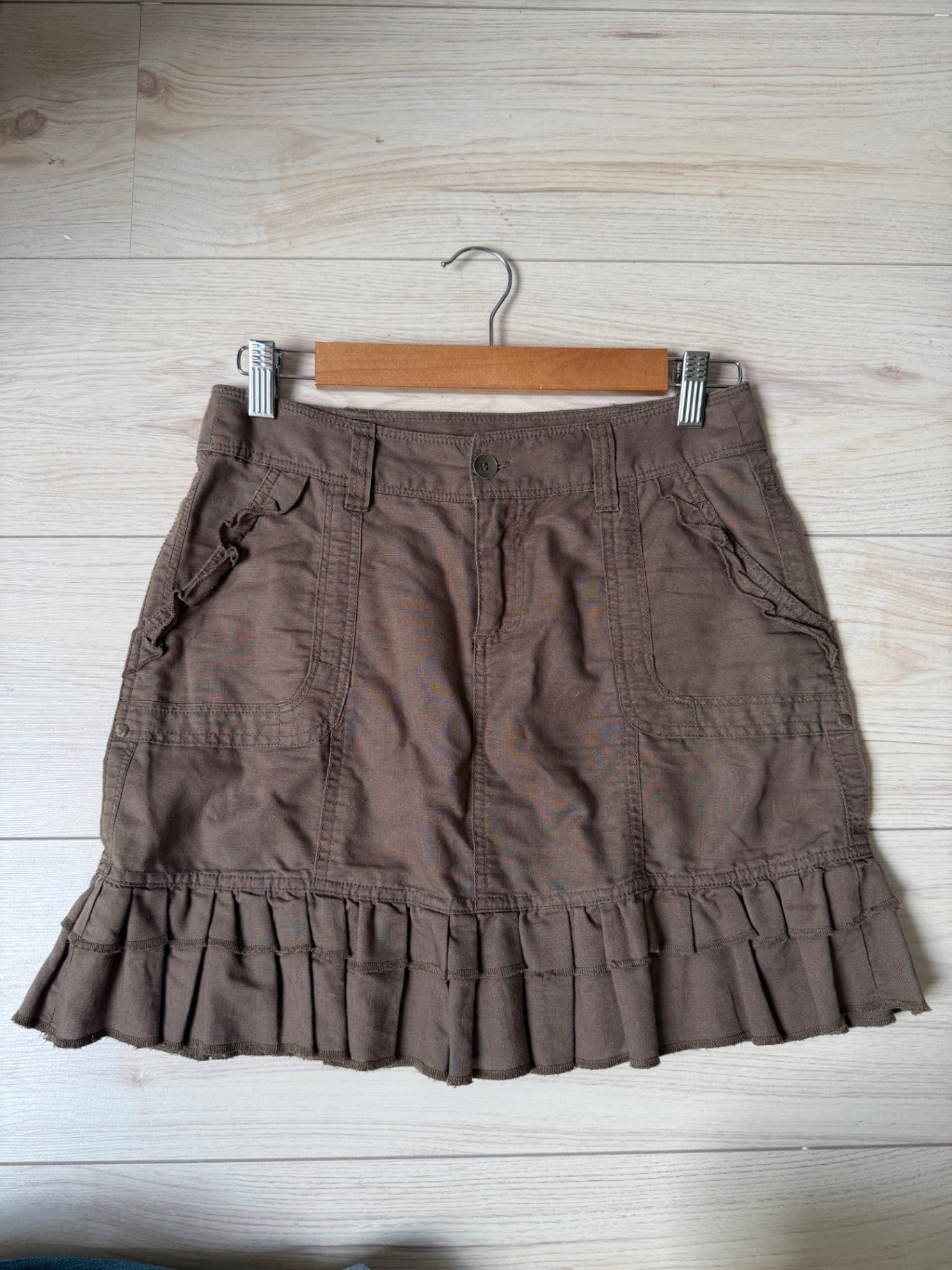 Camaïeu Brown mini skirt  S