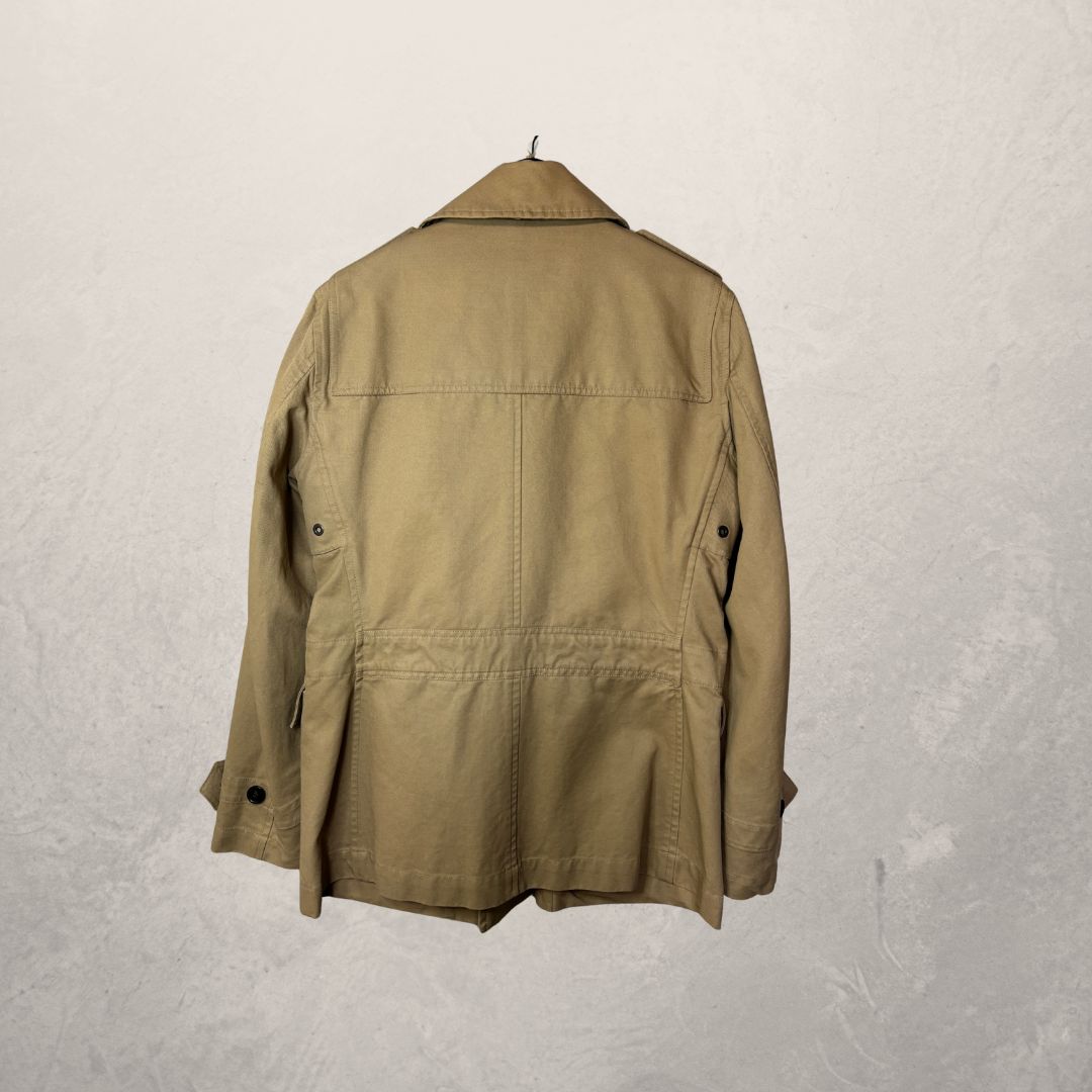 Burberry beige short duffle coat XL