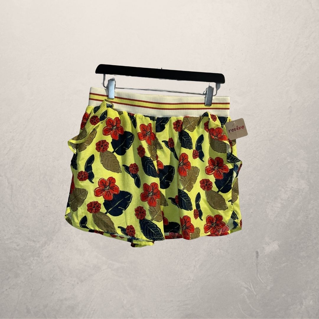 Scotch & soda lime floral shorts M