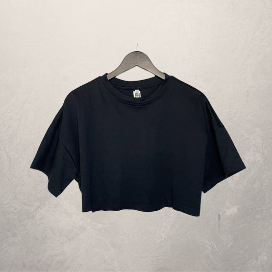 Black	cotton	Zina oversized t-shirt	OS	- by SESE