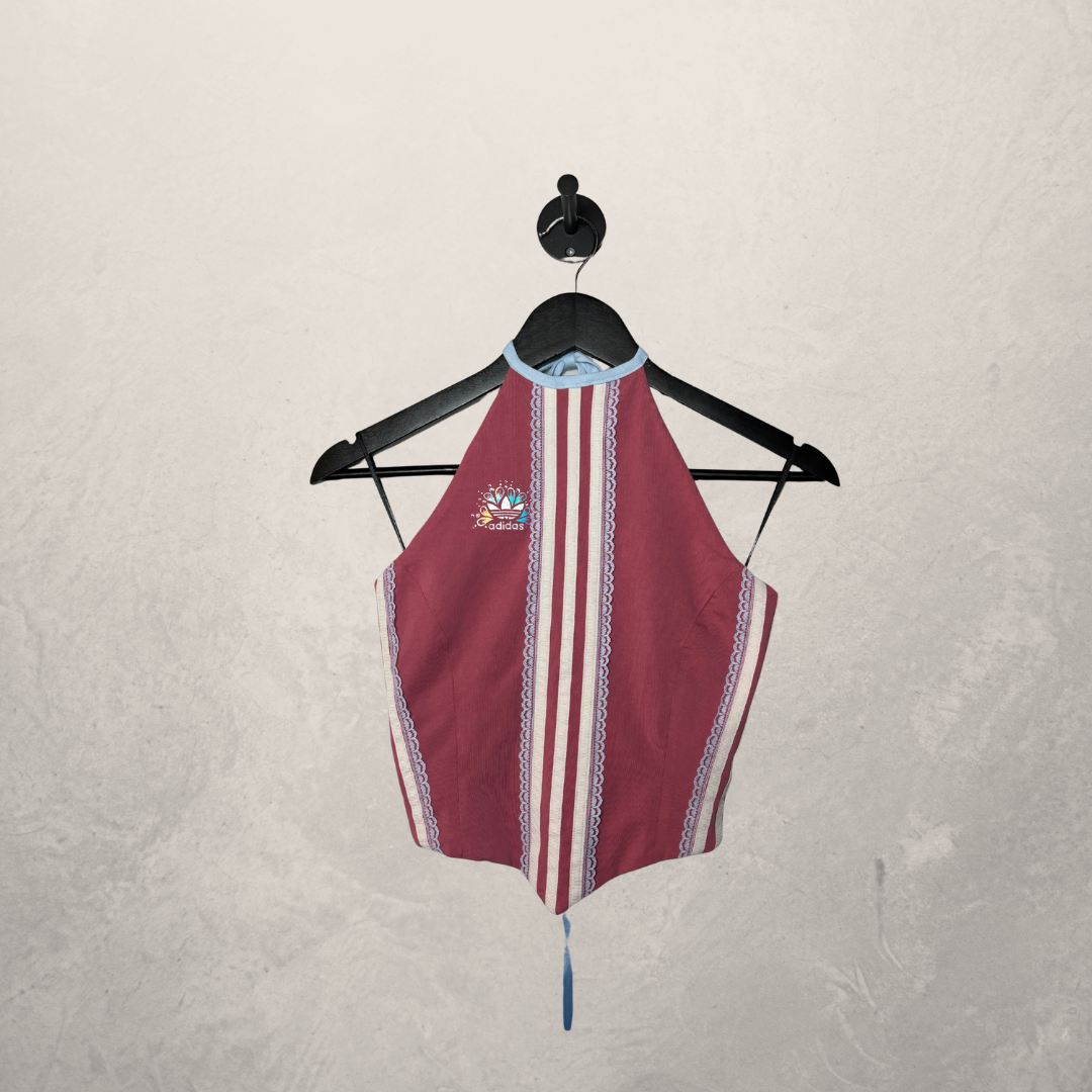 Adidas	Berry pink	Cotton & elastane corset top OS- by	Aida Sans Fin