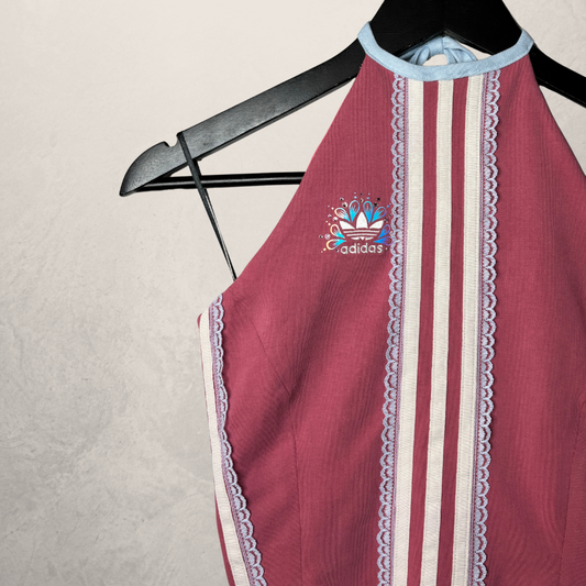 Adidas	Berry pink	Cotton & elastane corset top OS- by	Aida Sans Fin