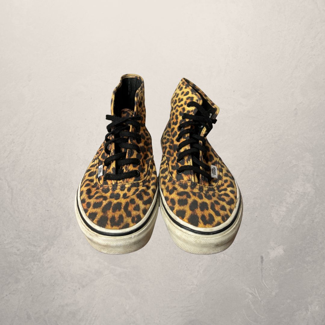 Vans bruine luipaard hoge sneakers 38