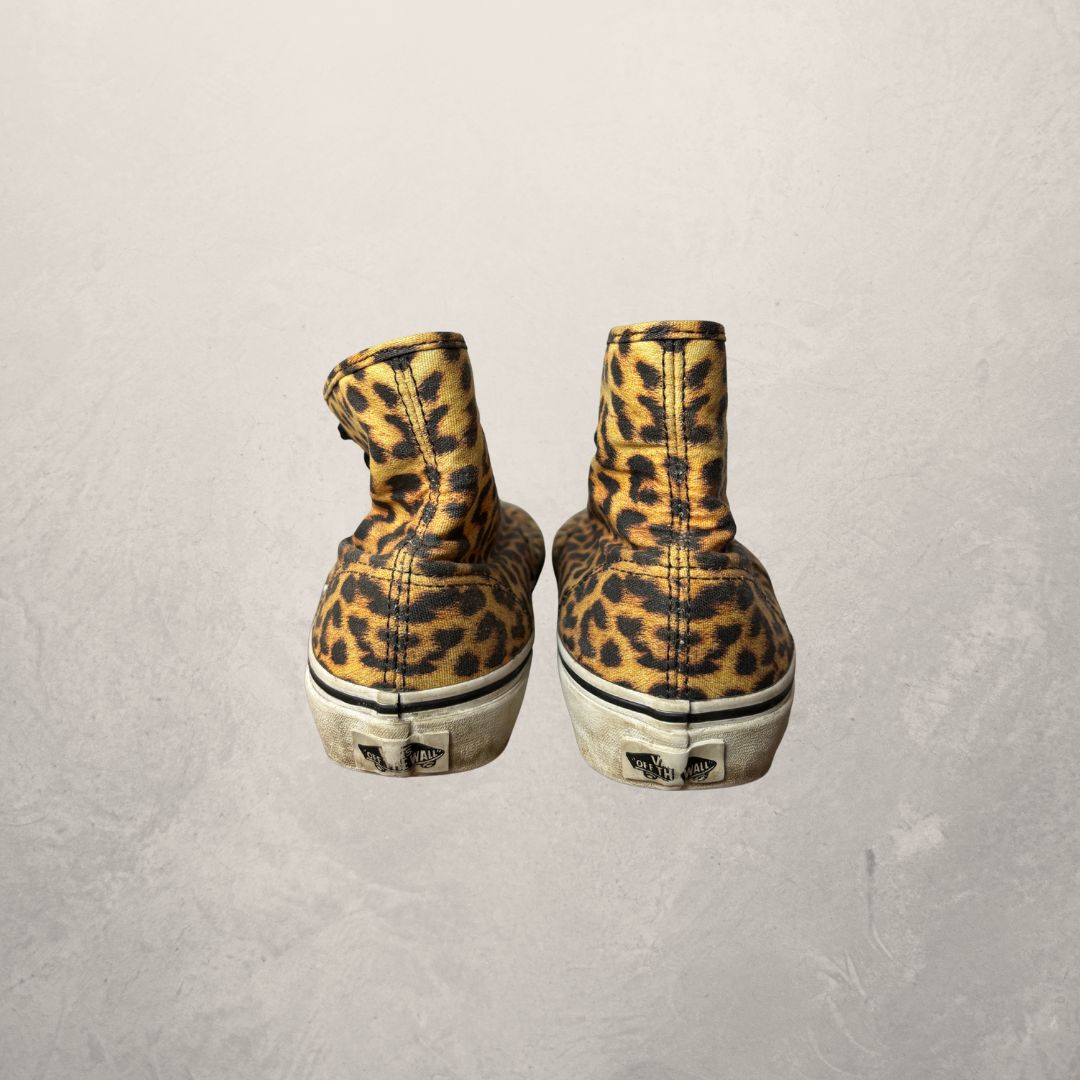 Vans bruine luipaard hoge sneakers 38