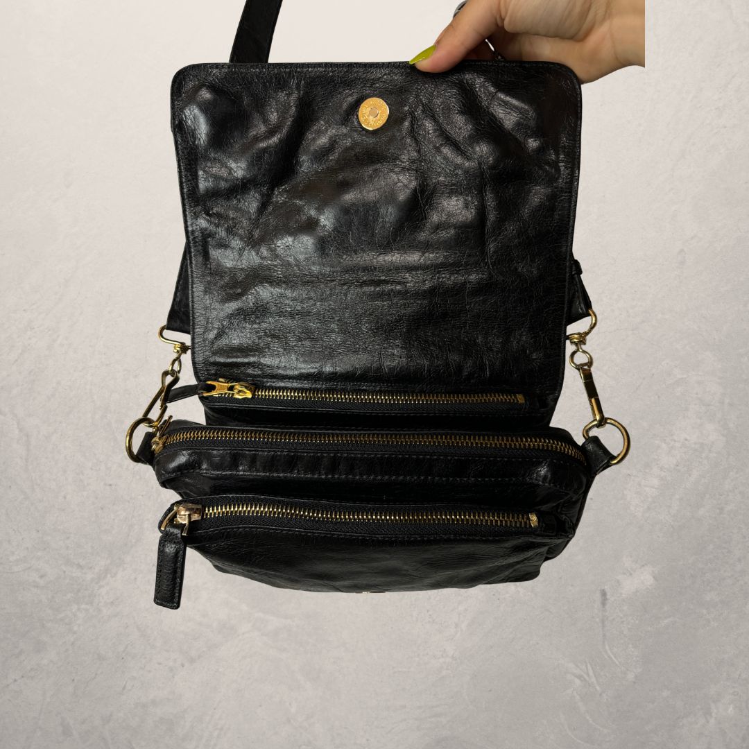 Balenciaga zwarte Work crossbody tas - van Romae Studios
