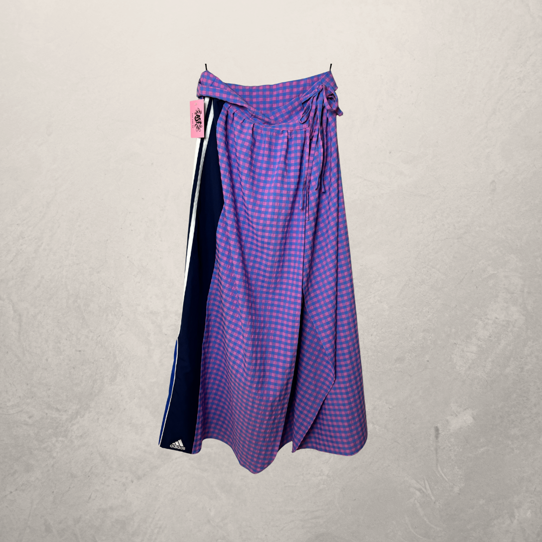 Adidas	Blue/pink	Cotton	Wrap skirt S/M- by	Aida Sans Fin